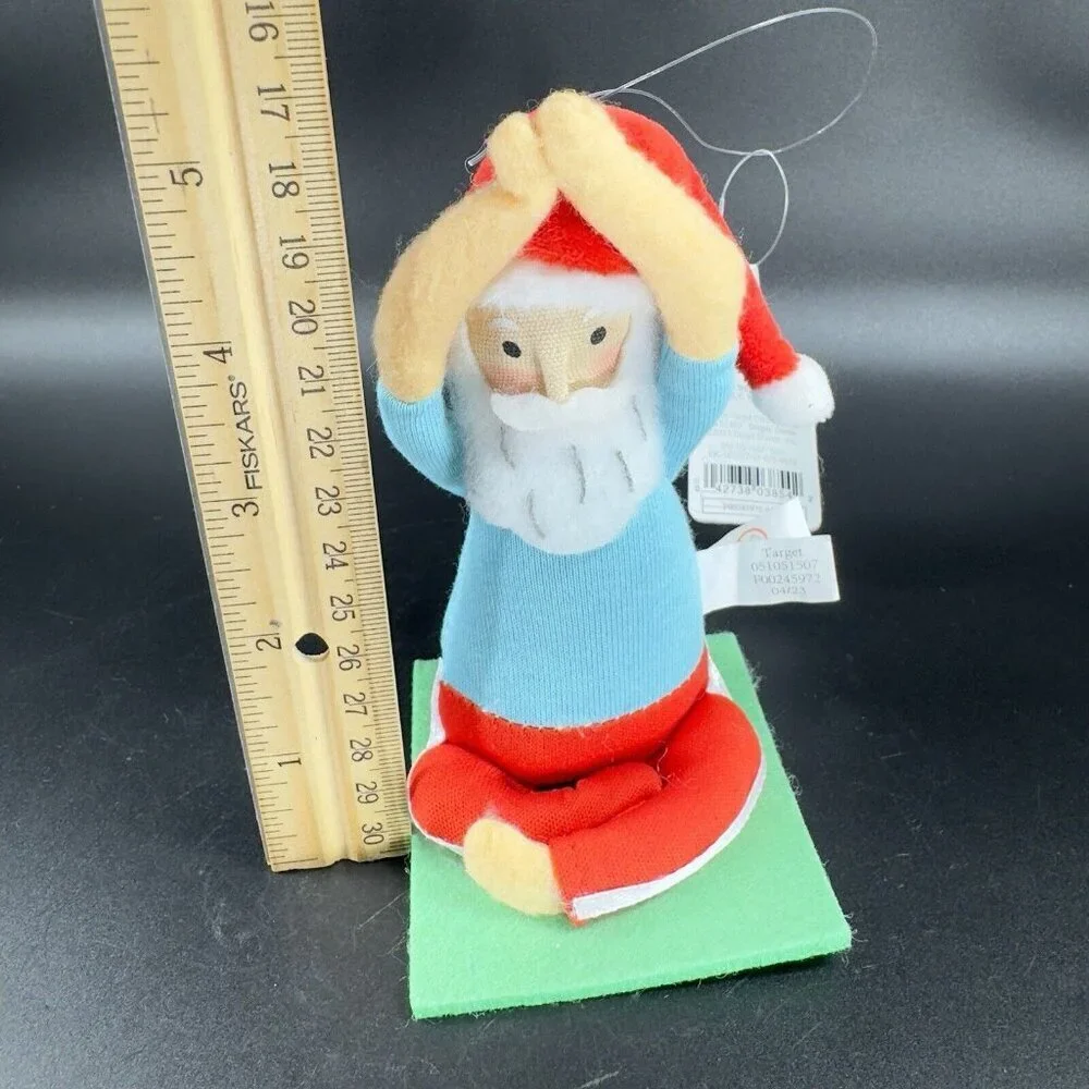 Target‎ Contemporary Resting Santa Claus Ornament Figurine Fabric Figurine Decor